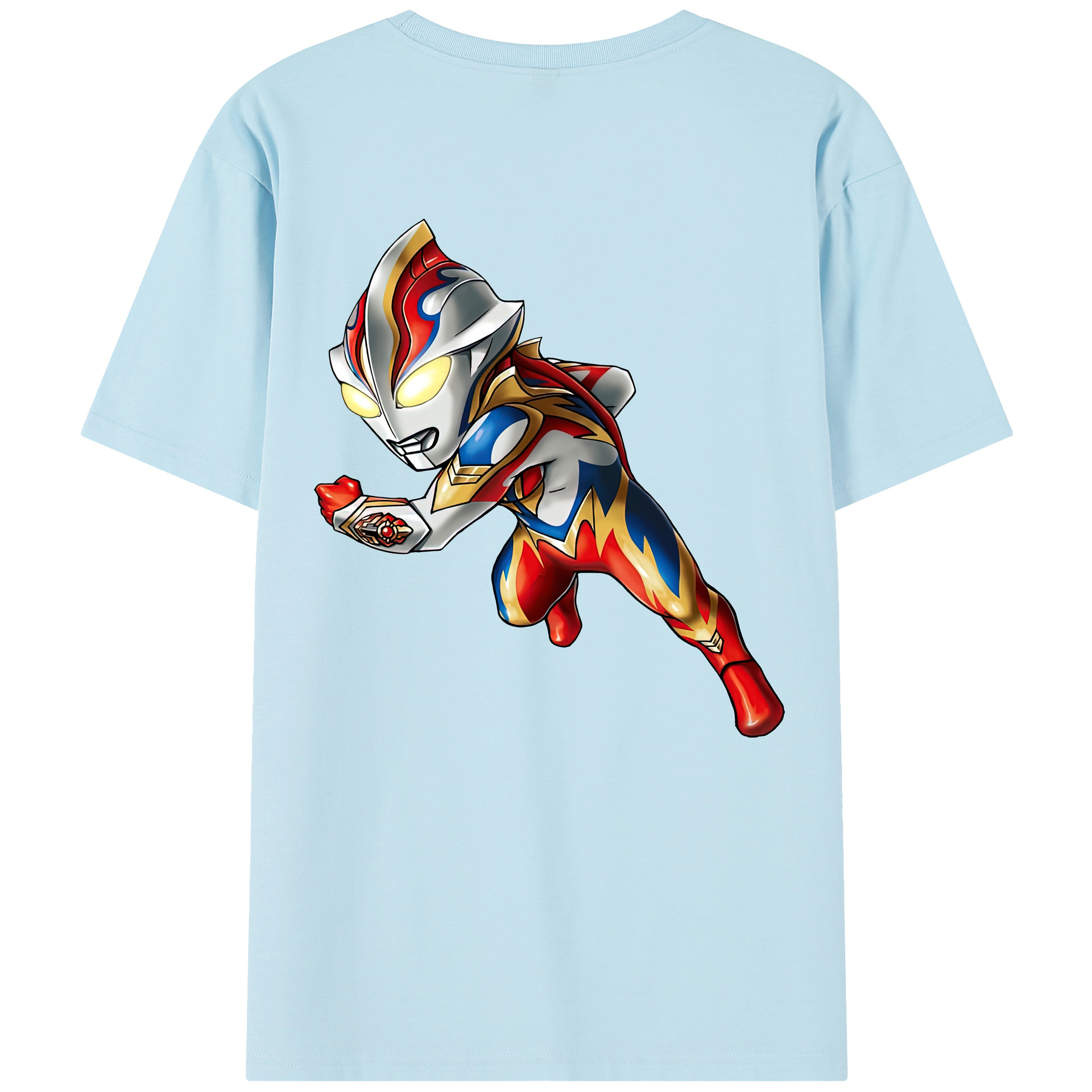 （画像用） ウルトラマン Ultraman 綿100％半袖Tシャツ（背面プリント）